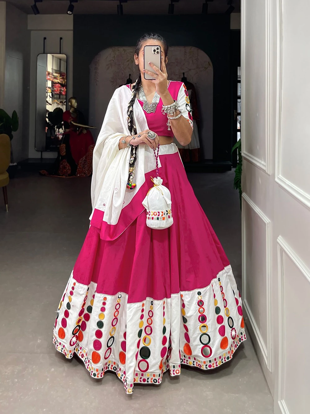 Aawiya 1677Pnk Pure Cotton Wholesale Lehenga Choli Collection Catalog — Wholesale Lehenga, MPA wholesale from Surat — Photo 3